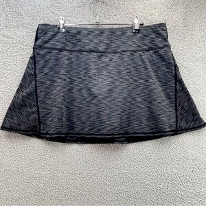 Women’s Ideology Skort Black size medium design skirt shorts yoga running zipper